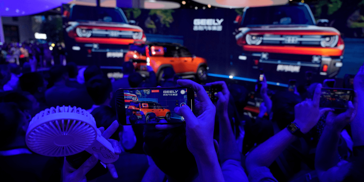 Ett strategiskt val av Geely. (Foto:Ng Han Guan/AP/TT)