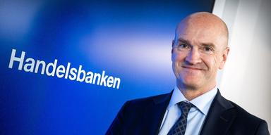 Handelsbankens vd Michael Green har fått se sin aktie stiga sedan rapporten.