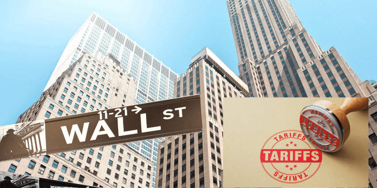 Det blev ett småsurt avslut på veckan på Wall Street efter att ny tulloro grumlade fredagsstämningen. Källa: Canva
