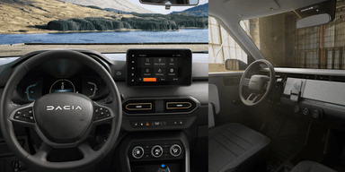 Vill vi inte ha renare och lugnare miljöer i våra bilar? (Foto: Slate och Dacia)