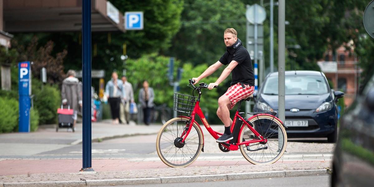 elcyklar är populärt.