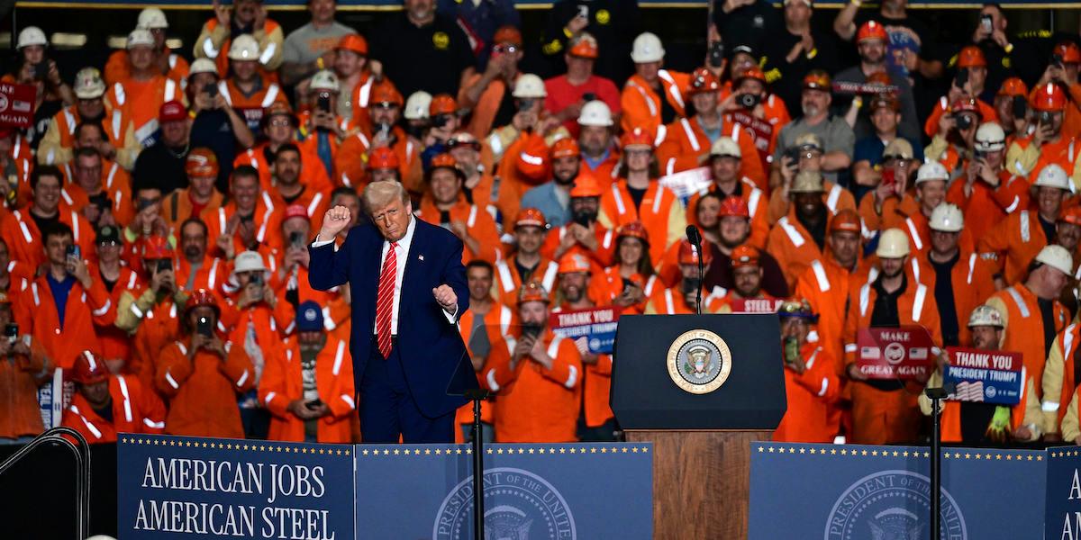 Trump tullar stål