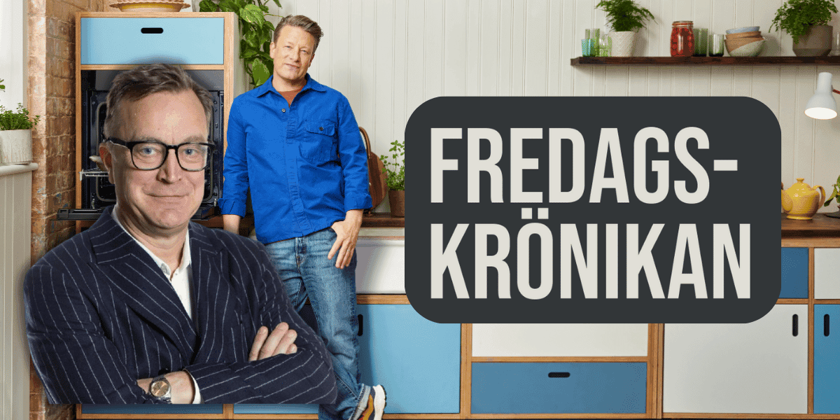 Fredagskrönikan: Jamie Oliver, surströmming och Ai-kylskåp – så var mitt dygn med tv-kocken