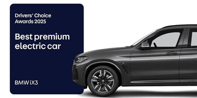 BMW ix3 utmärker sig som den bästa premium elbilen. (Foto: Autotrader)
