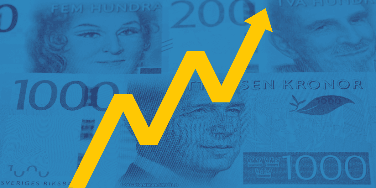 Stödet för kronan ökar trots den extremt oroliga omvärlden. (Bild: Canva)
