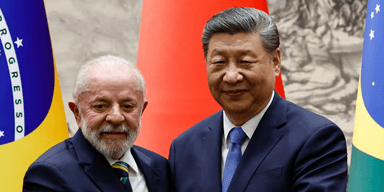 Lula da Silva och Xi Jinping