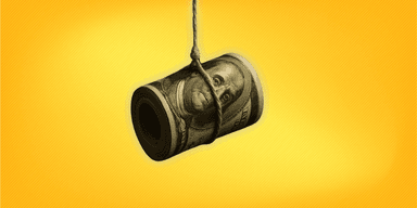 Dollarn hänger på en skör tråd