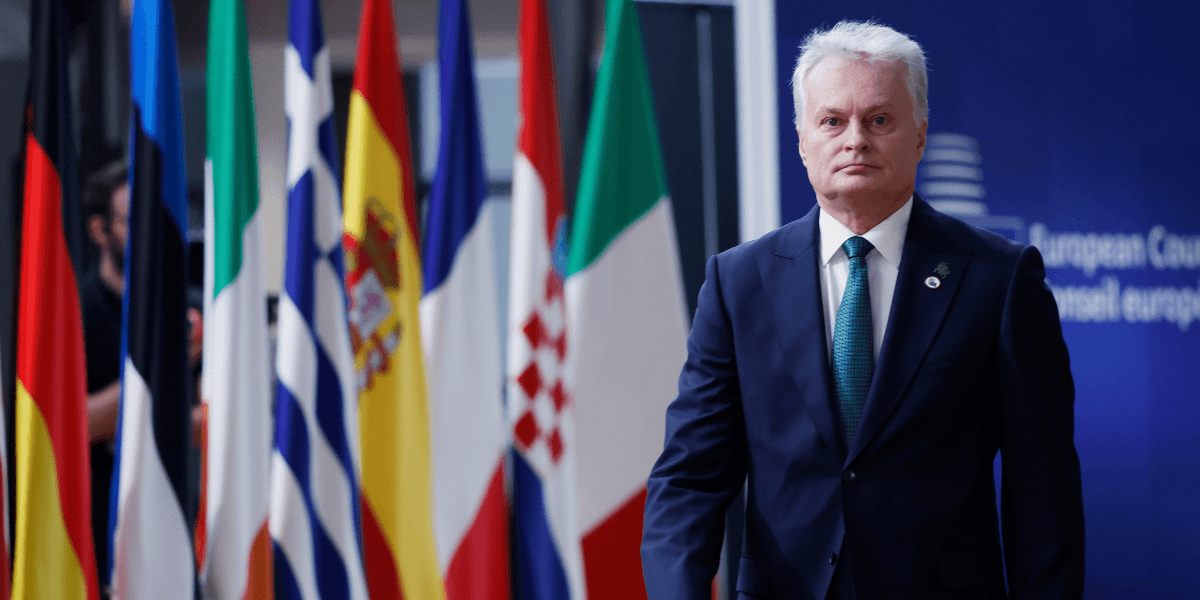 Lithuania's President Gitanas Nauseda