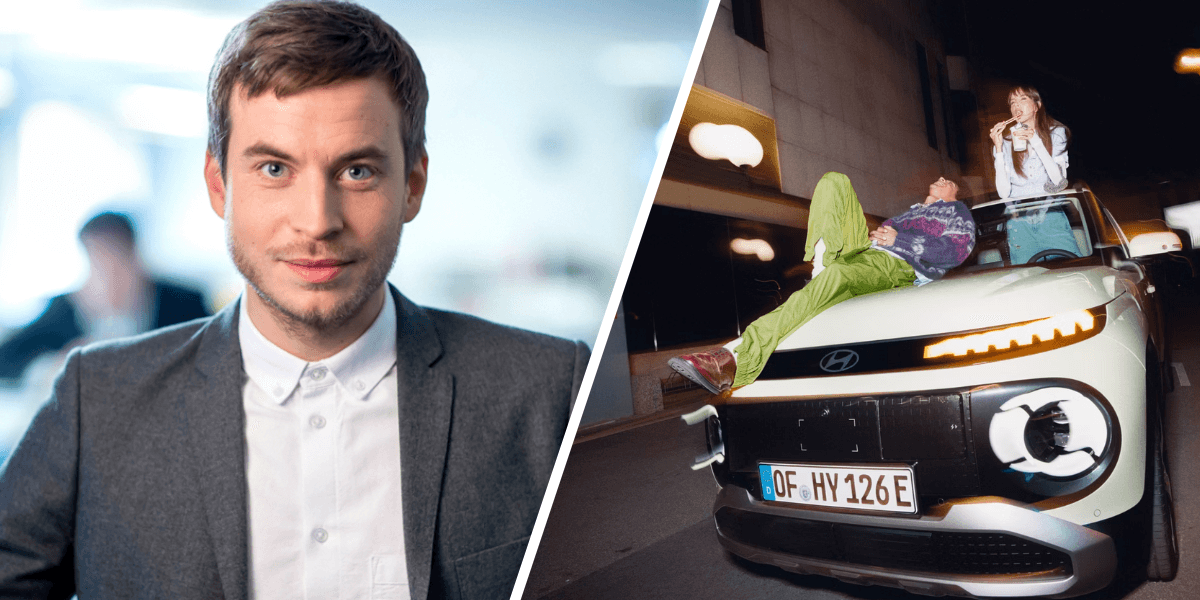 Carl-Erik Stjernvall delar med sig av sina åsikter kring elbilspremien. (Foto: Riksförbundet M Sverige och Hyundai)