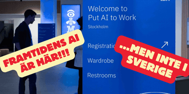 IBM AI tech Framtidens AI är redan här – men Sverige riskerar att komma på efterkälke