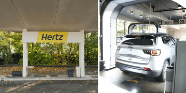 Hertz AI-lösning är lite väl hård. (Foto: UVEye och Luca Merz på Unsplash)