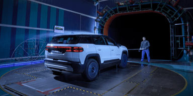 Jeep® Compass är väl testad i vindtunnel. (Foto: Jeep)