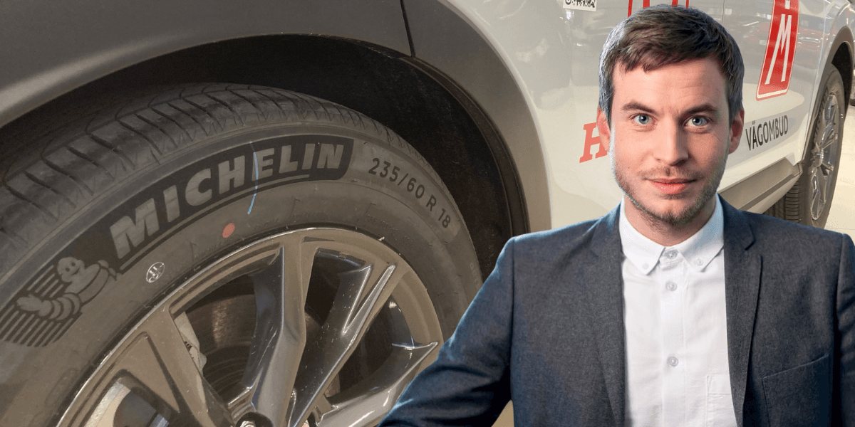Carl-Erik Stjernvall, teknisk expert och hållbarhetsansvarig på M Sverige delar med sig av fakta. (Foto: Michelin och M Sverige)