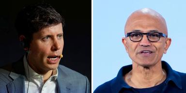 Sam Altman Open AI vs Satya Nadella Microsoft
