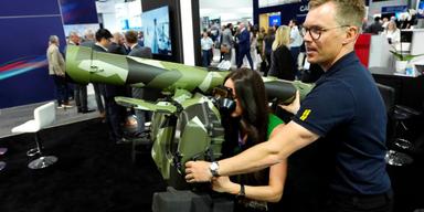 Saab har nått ett stort genobrott inom AI. På bilden demonstreras en Saab RBS 70.