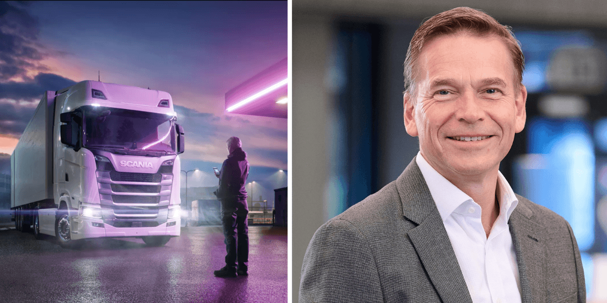 Christian Levin, vd för Scania, säger till Financial Times att de vill rädda svenska Northvolt. (Foto: Scania)