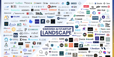 Svenska startups ligger i framkant. (Foto: Swedish AI Startup Landscape)