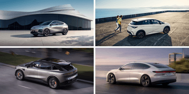 Xpeng, Nio, BYD och Zeekr är bara några av alla bilar som kommer från Kina. (Foto: Xpeng, Nio, BYD och Zeekr)