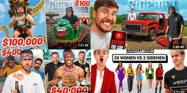 Youtube är en succé som nu kommer med mer ai. (Foto: @Sidemen på Youtube)
