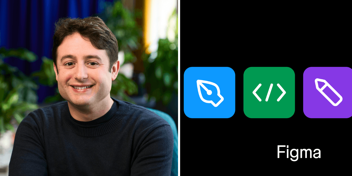 Dylan Field, 32-årig CEO och grundare av designplattformen Figma, som nu går till börsen med en värdering upp till 18,8 miljarder dollar. Verktyget används globalt för UI-design, prototyper och AI-driven samarbetsdesign i realtid.