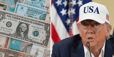 Den försiktiga optimismen måste ha varit outhärdlig för Donald Trump. Nu hotar USA sina närmaste allierade med ännu högre tullar. (Kollage: Canva / Jacquelyn Martin / AP / TT)