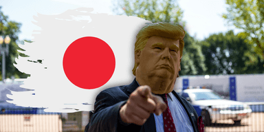 Donald Trump har gjort upp med Japan. (Foto: Darren Halstead on Unsplash och Canva)