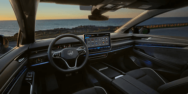 Volkswagen hälsar att det kanske inte ska sitta något på passagerarsidan. (Foto: Volkswagen)