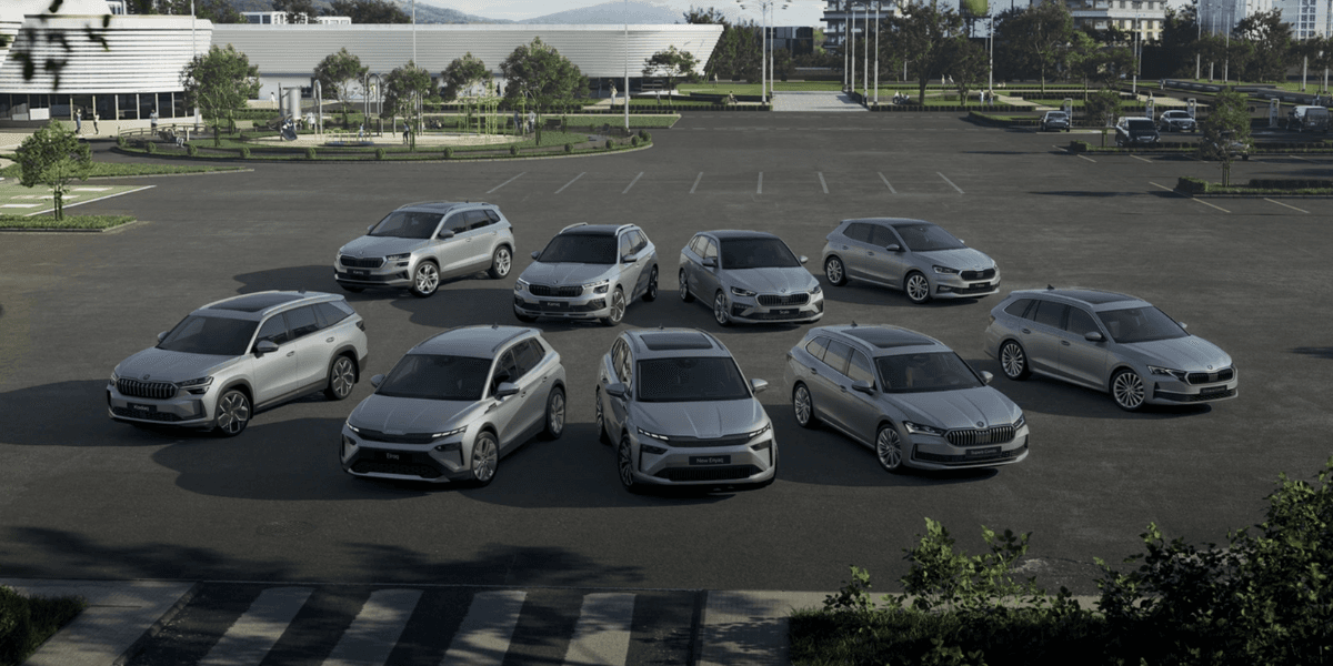 Skodas moderna uppställning. (Foto: Skoda)