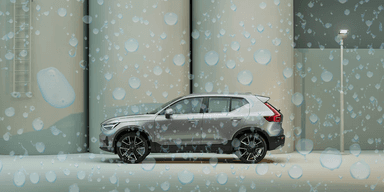 Volvo och fuktproblem verkar gå hand i hand. (Foto: Volvo och Canva. Bilden är ett montage)