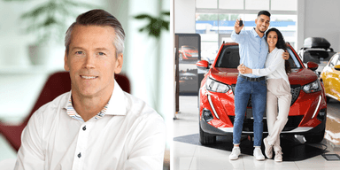 Fredrik Backteman, försäljningschef på vroom Stockholm delar med sig av intressant data. (Foto: Vroom och Canva)