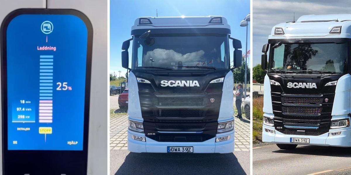 Scania slog rekord i svensk elbilstävling