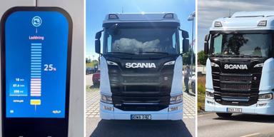 Scania slog rekord i svensk elbilstävling