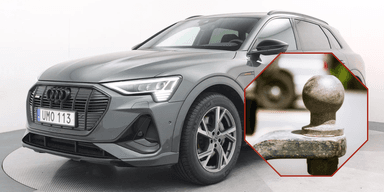Montera dragkrok på en Audi visade sig vara problematiskt. (Foto: Carla och Canva)