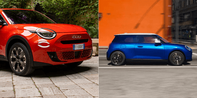 En av dessa bilar är bättre än den andra. (Foto: Fiat och Mini)