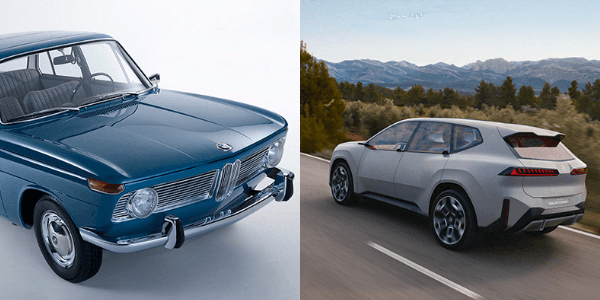 BMW NEUE KLASSE – både gammal och ny. (Foto: BMW)
