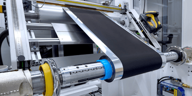Battericeller och system för elektrodskiktning hos projektpartnern CustomCells. (Foto: HiQ-CARB)