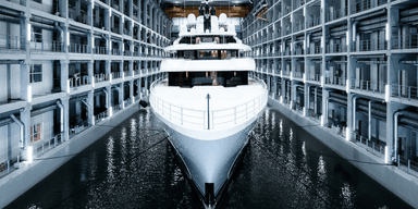 Den här superyachten är också ett forskningsfartyg. (Foto: Oceanco)