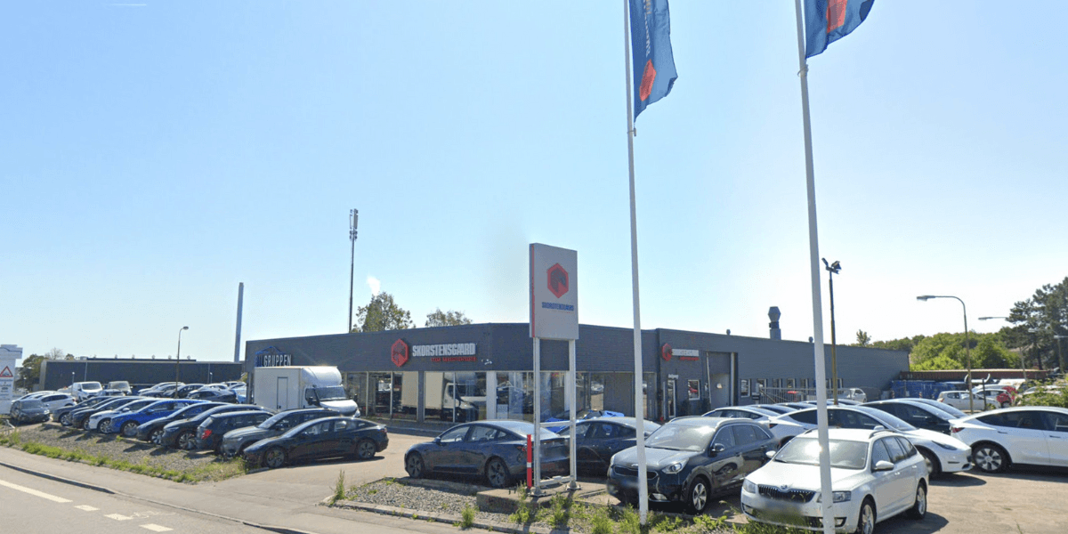 Verkstadskedjan Skorstensgaard går dåligt. (Foto: Google maps)
