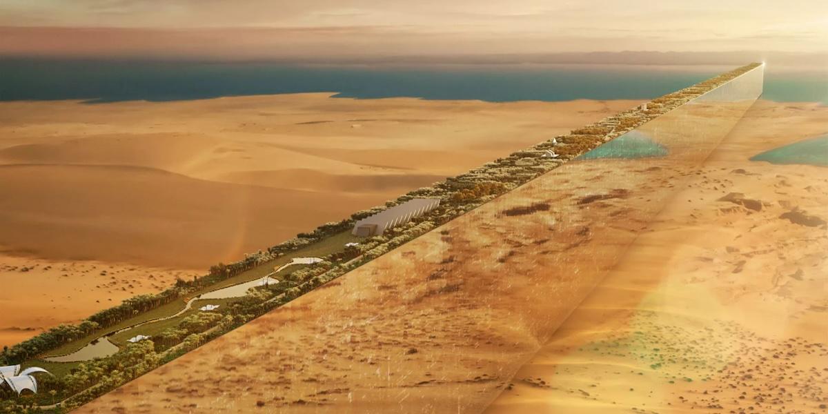 Projektet Neom är ett av många som haltar i Saudiarabien. Nu minskar investeringarna i landet.