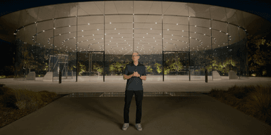 Tim Cook presenterade en del nyheter för Apple. (Foto: Apple)