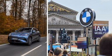 Europa och Kina är mer eller mindre i ett krig om vem som ska äga marknaden i Europa. (Foto: IAA och BYD)