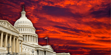 Kapitolium i Washington DC. USA riskerar en ny statlig nedstängning om ingen budgetlösning nås före den 1 oktober. (
