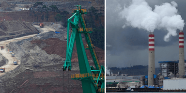 Indonesiska ön Halmahera har länge exploaterats för sin nickel. (Foto: Achmad Ibrahim/AP/TT)