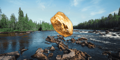 Guld i östra Finland