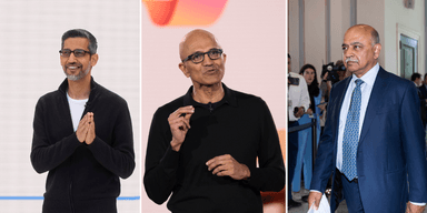 Sundar Pichai, vd för Google, Satya Nadella, vd för Microsoft och Arvind Krishna, vd för IBM började alla sina karriärer i USA med ett studentvisum.