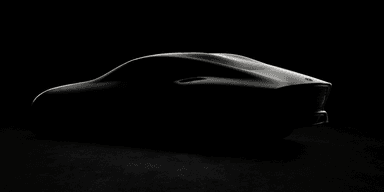 Det här är siluetten av det nya konceptet av Mazda. (Foto: Mazda)