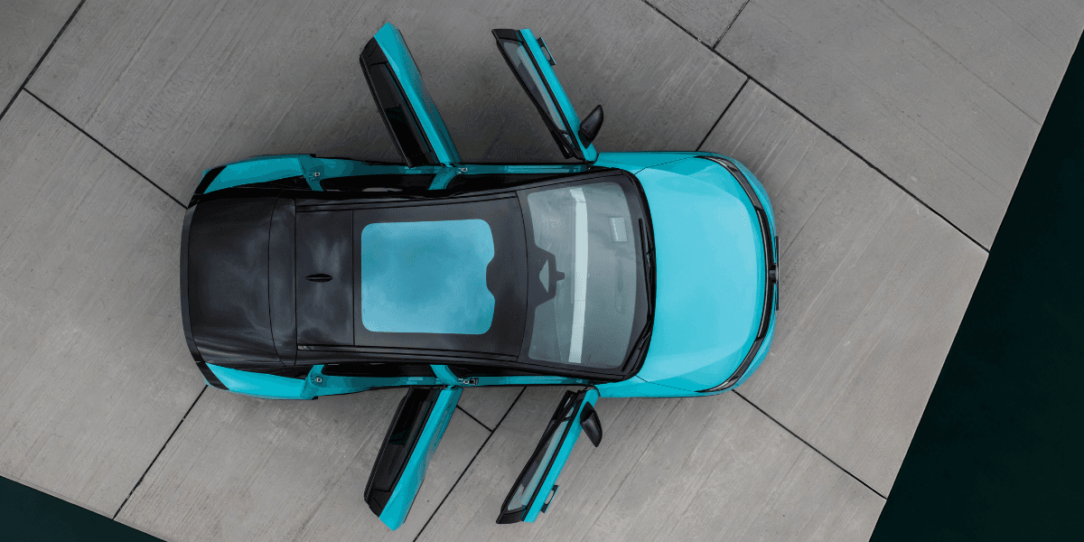 En Leaf i utfällt läge. (Foto: Nissan)