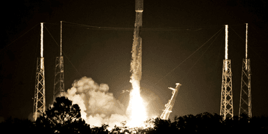 Starlink raket skjuts upp i rymden