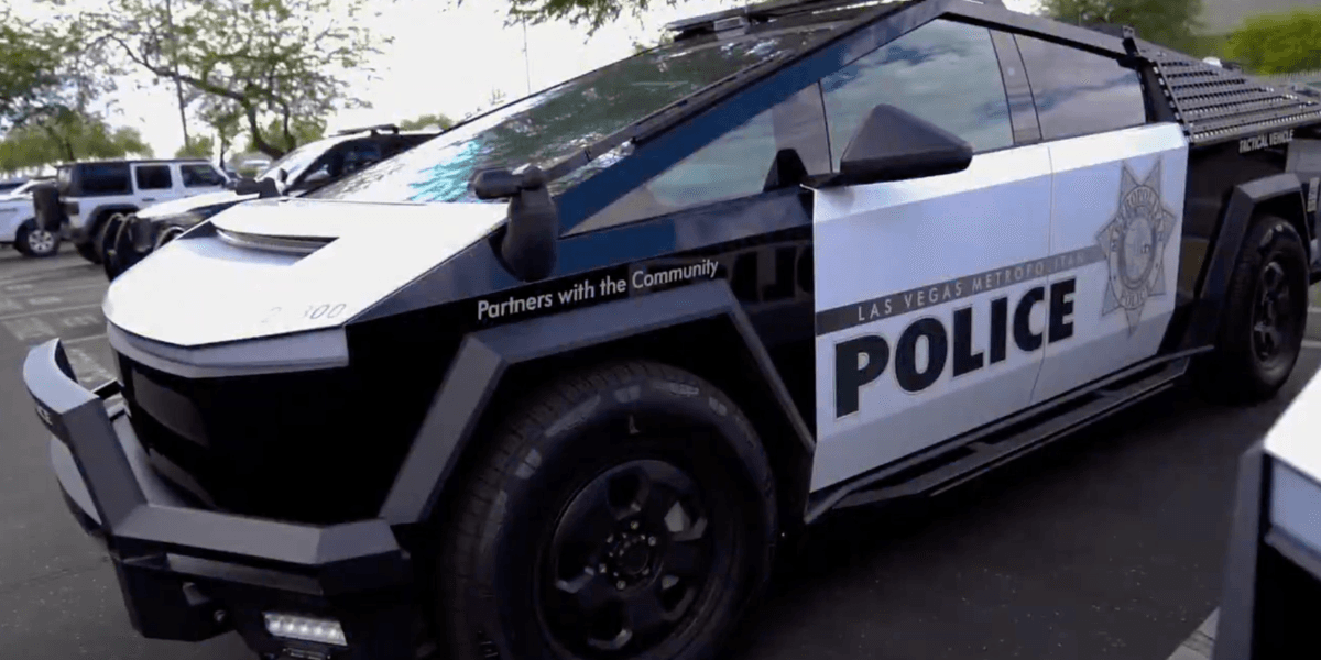 Las Vegas får ett gäng Tesla Cybertruck i flottan. (Foto: UP.FIT)