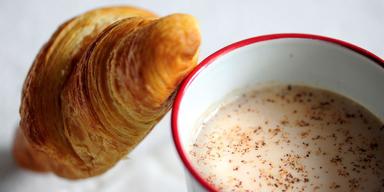 Franska frimärket doftar croissant